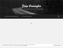 Tablet Screenshot of brianpennington.co.uk